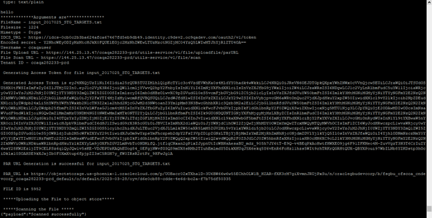 PAR URL Generation is Successful