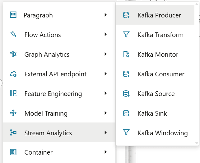 Kafka related pipelines