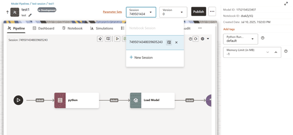 This image displays the Reinitializing a Session.