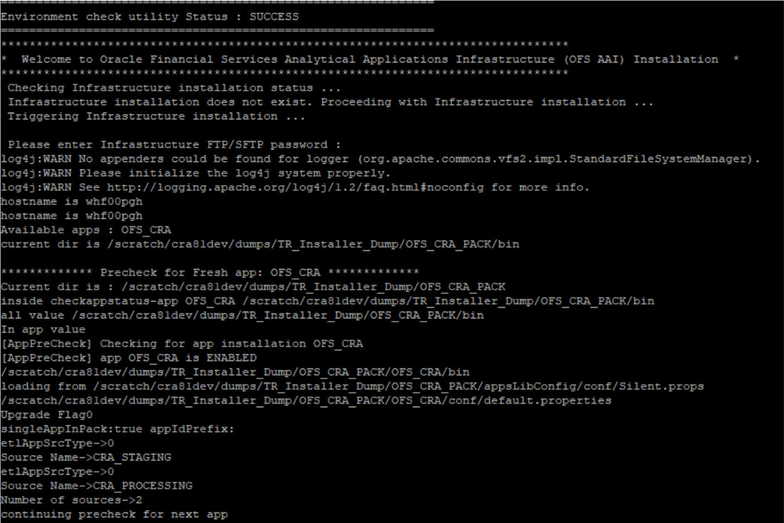 Description of OFSAA Processing Tier FTP/SFTP Password Prompt follows This illustration shows OFSAA Processing Tier FTP/SFTP password prompt during the installation. Description of OFSAA Processing Tier FTP/SFTP Password Prompt follows This illustration shows OFSAA Processing Tier FTP/SFTP password prompt during the installation.