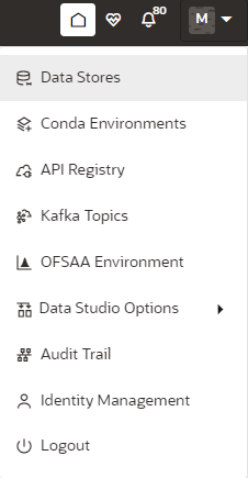 This image displays the Administration menu.