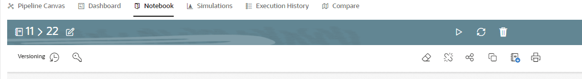 This image displays the Notebook page. This image displays the Notebook page.