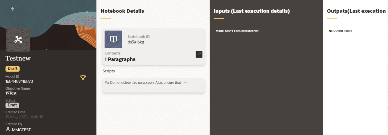 This image displays the Scope Details.