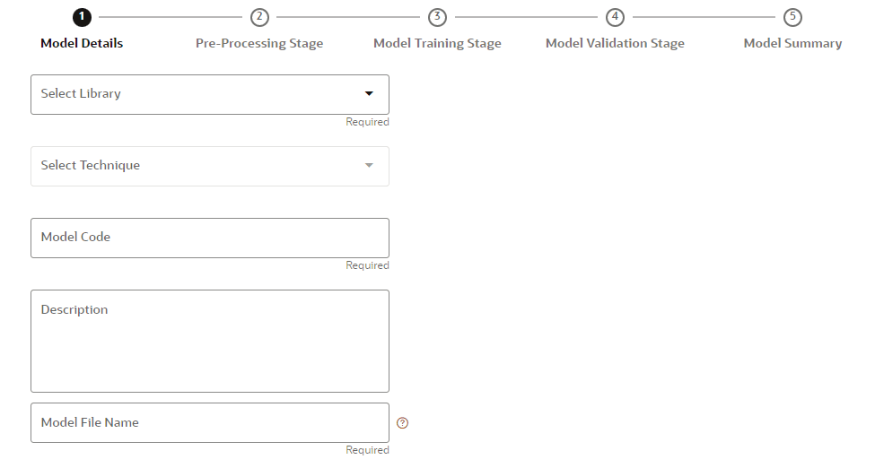 This image displays the Model Details page.