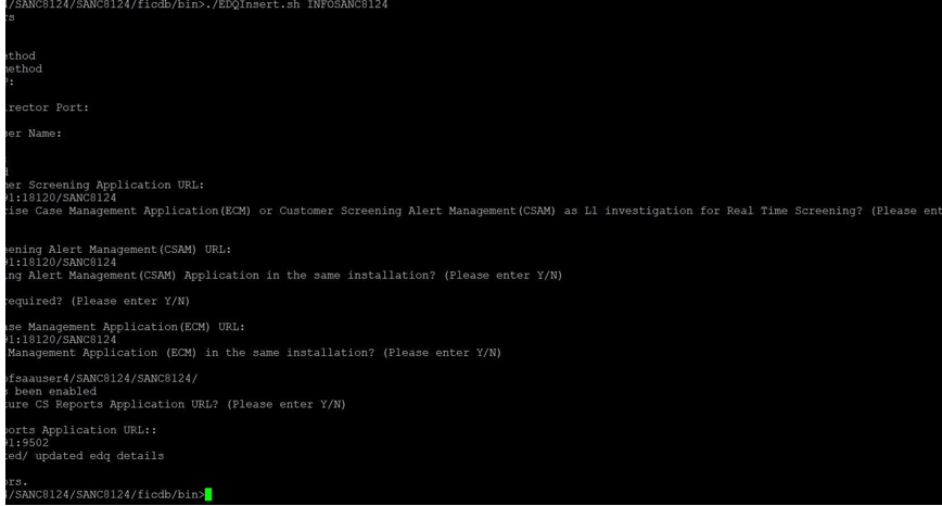 This image displays the EDQ Details.
