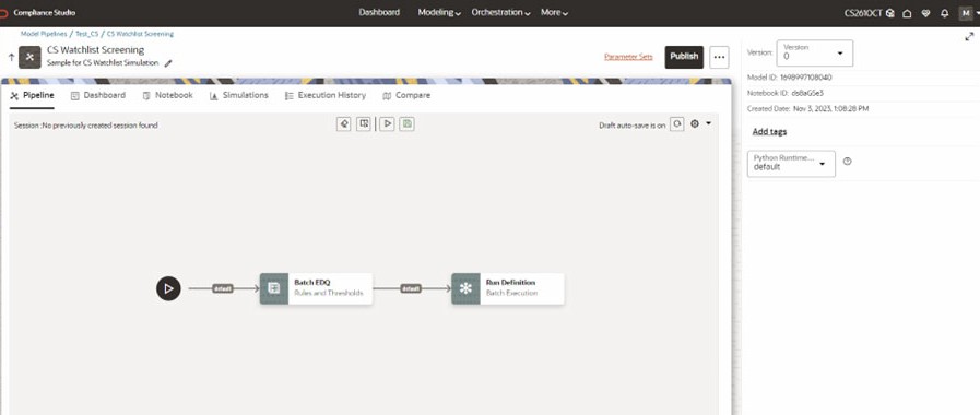 CS Watchlist Screening Pipeline