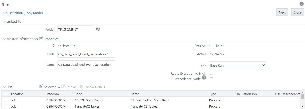 Run Page in Copy Mode