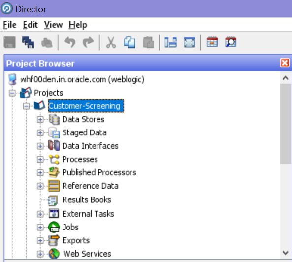 Project Browser Pane