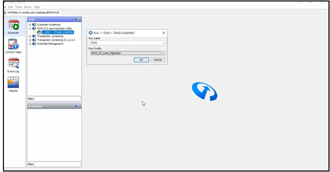 This image displays the Server Console page.