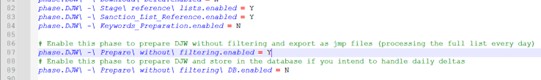 Configuring the EDQ Watchlist Management Job