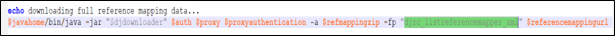 Downloading full reference mapping data