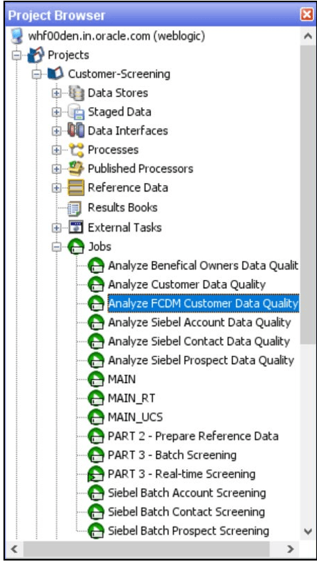 This image displays the Jobs Node. This image displays the Jobs Node.
