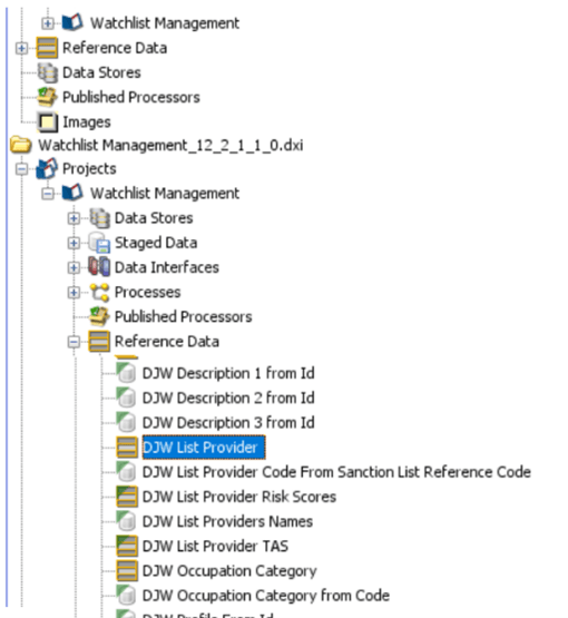 The Project Browser Pane