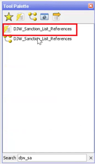 The Tool Palette window