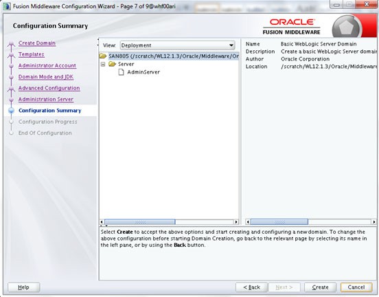 Configuration Summary