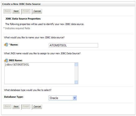 This illustration shows create a new JDBC Data Sources.