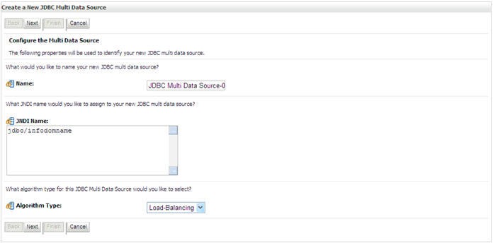Configure the Multi Data Source