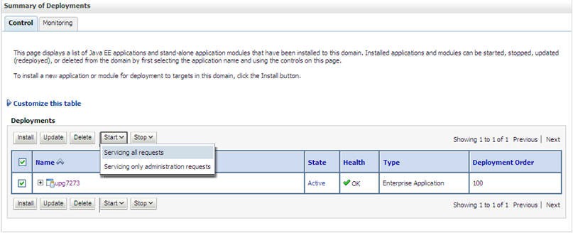 This illustration shows the summary of deployment