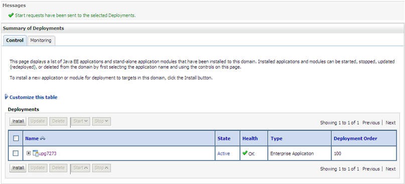 This illustration shows the summary of deployment