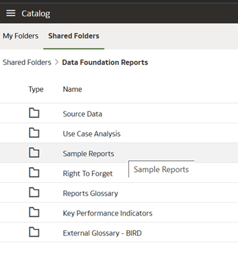 Catalog Shared Folders Sample Reports Catalog Shared Folders Sample Reports