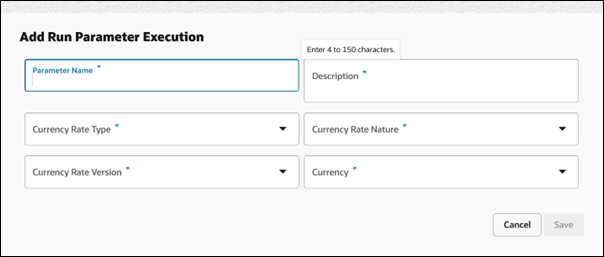 Add Run Execution Parameter