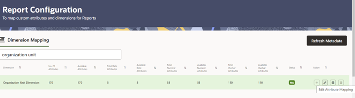 Report Configuration
