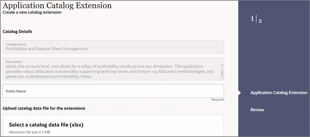 Create Application Catalog Extension