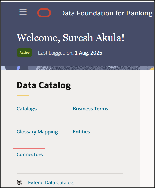 Connectors Menu