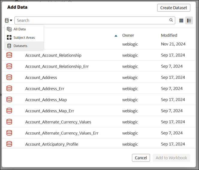 Custom source data view 2