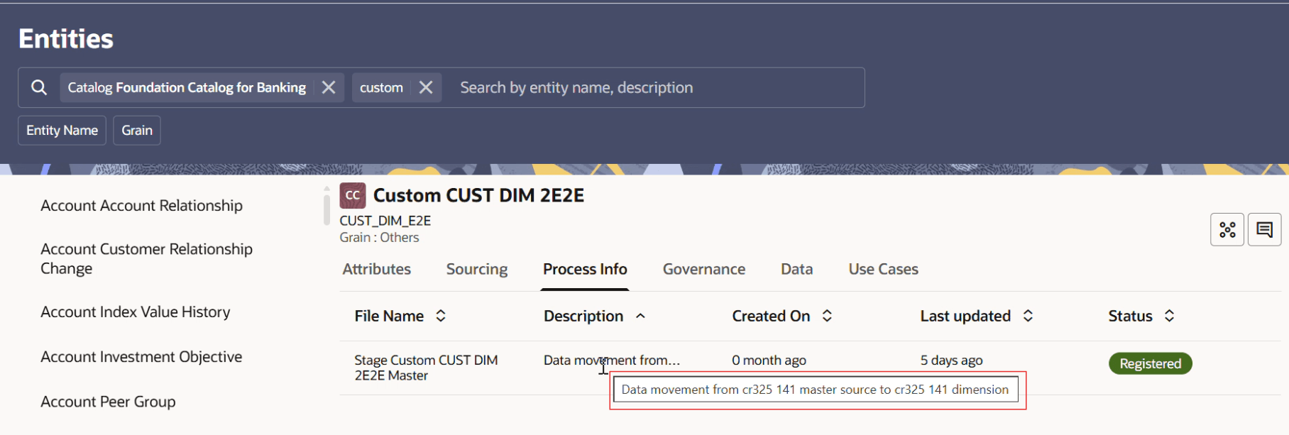 SCD Change Request Number