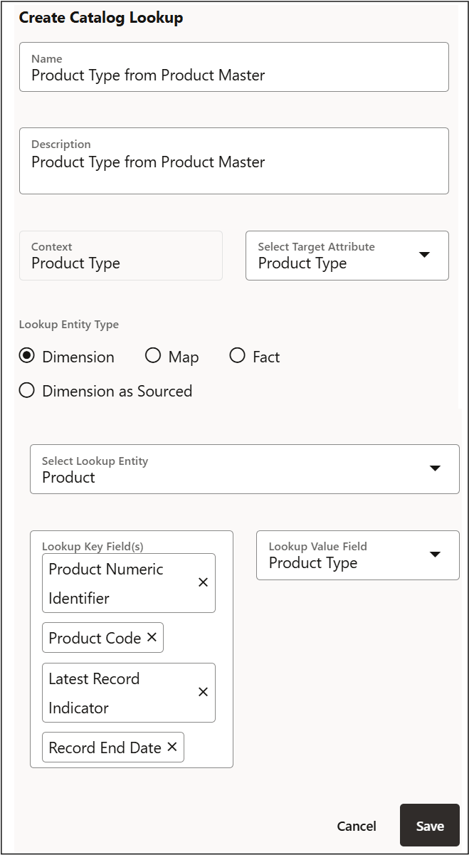 Dimension as an Entity