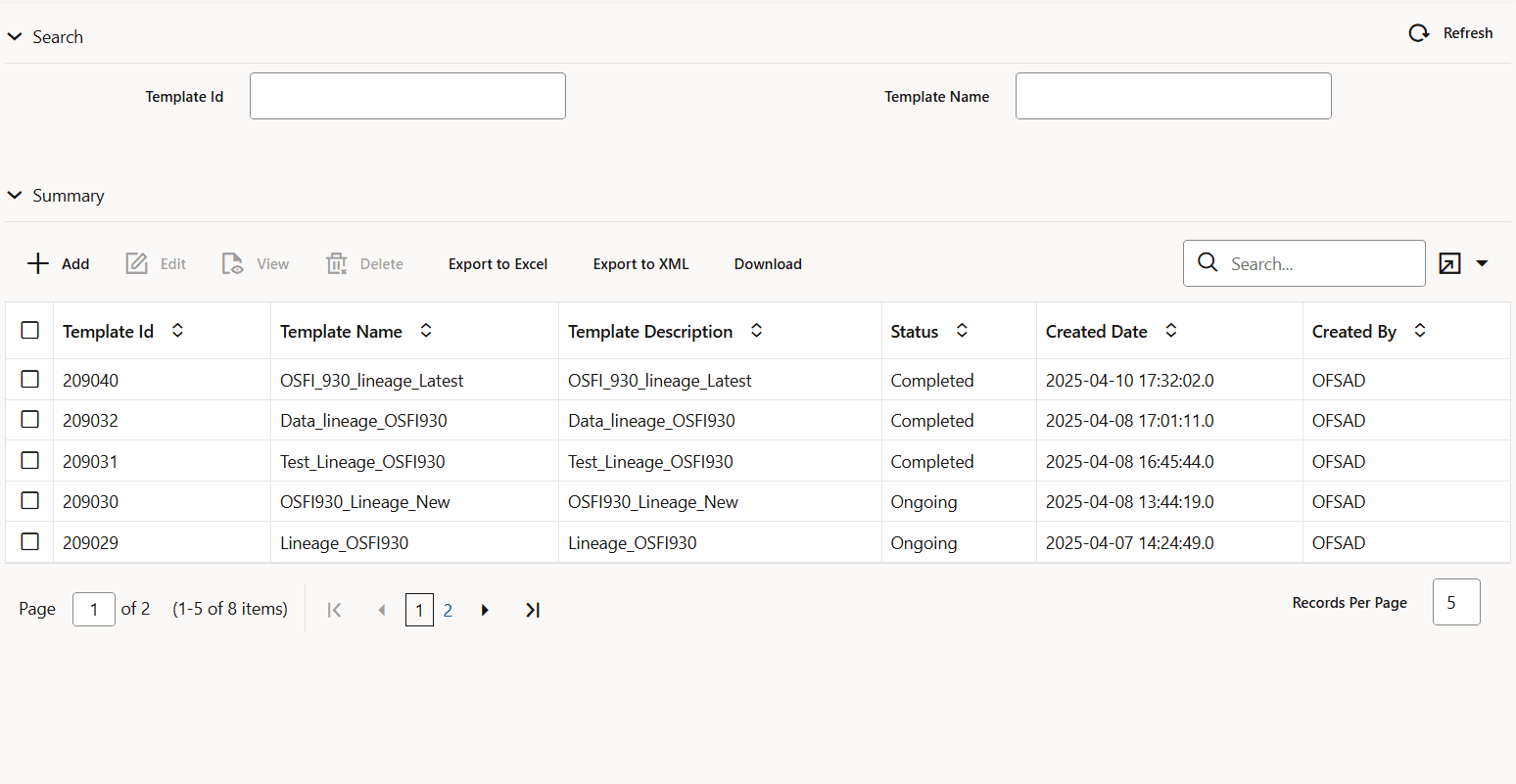 This illustration helps to create and export the Metadata Report Templates.