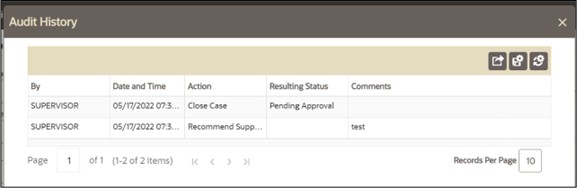 Details - Audit History