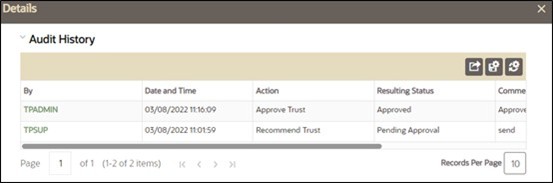 Details - Audit History