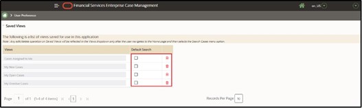User Preferences