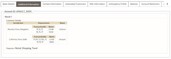 Viewing Additional Information