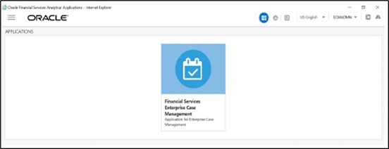 OFSECM Application landing page