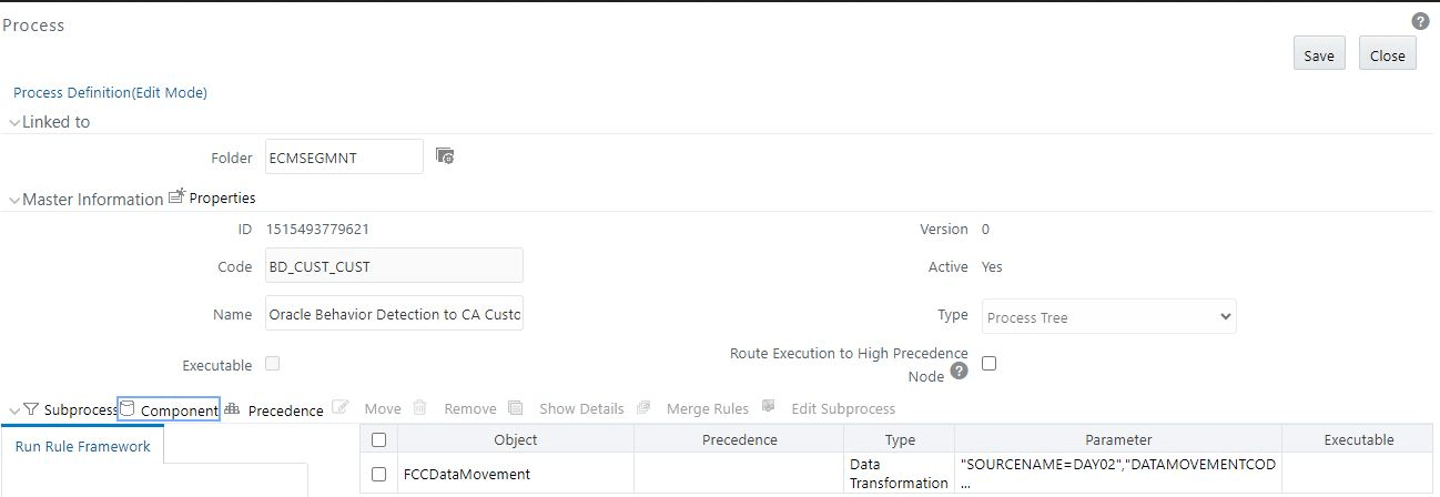 This image shows the Process Component.