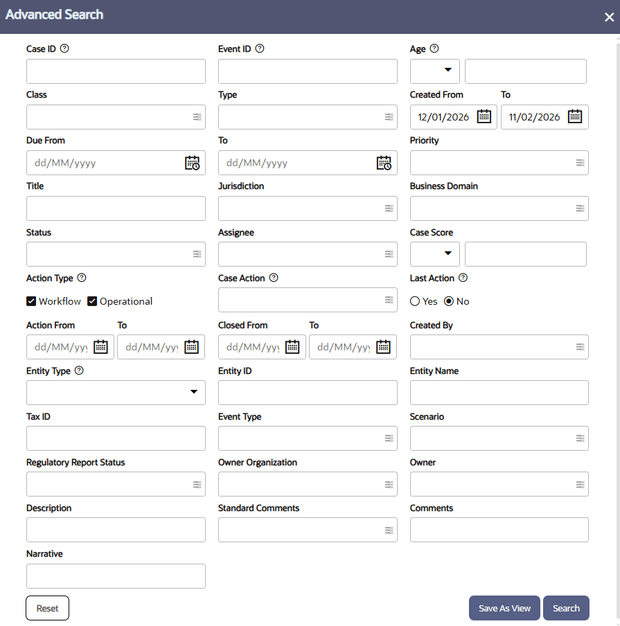 Advanced Search Advanced Search