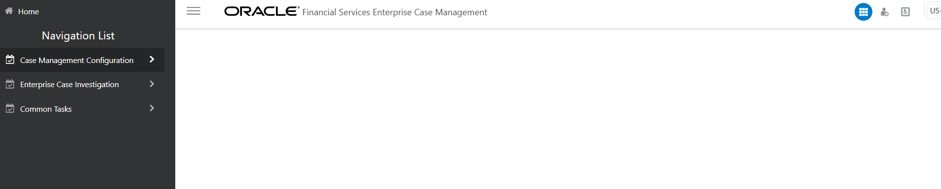 This image shows the Case Management page This image shows the Case Management page