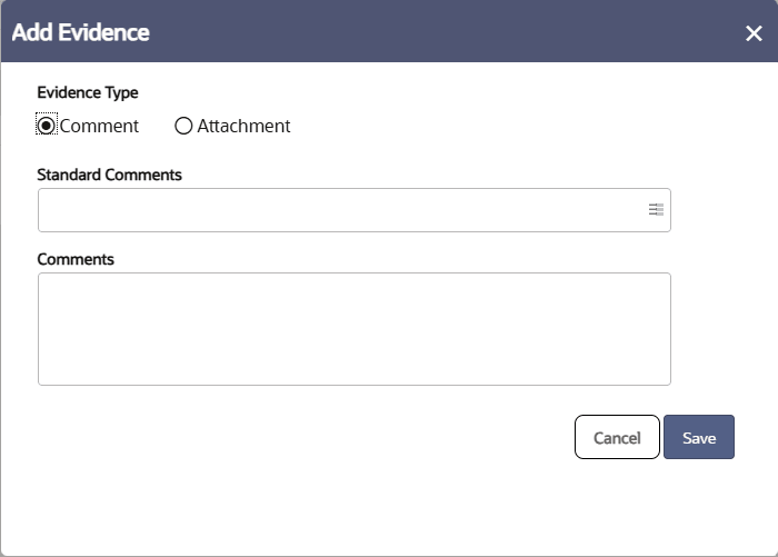 Add Evidence