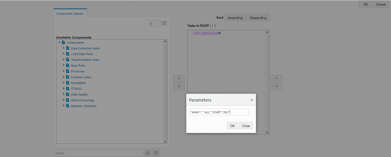 This image shows the Parameters.