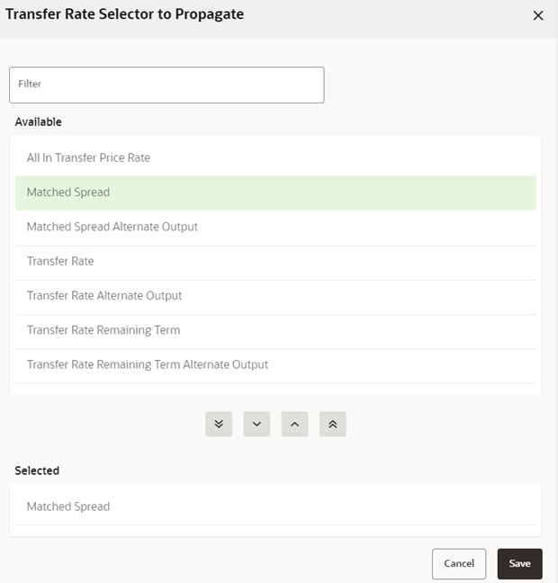 Transfer Rate Selector to Propagate Transfer Rate Selector to Propagate