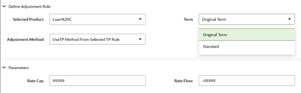 Add-On rate Method – Use TP Method (Term Selection)