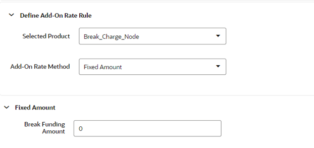 Add-On Rate Rule Details – Add-On Rate Method as Fixed Amount