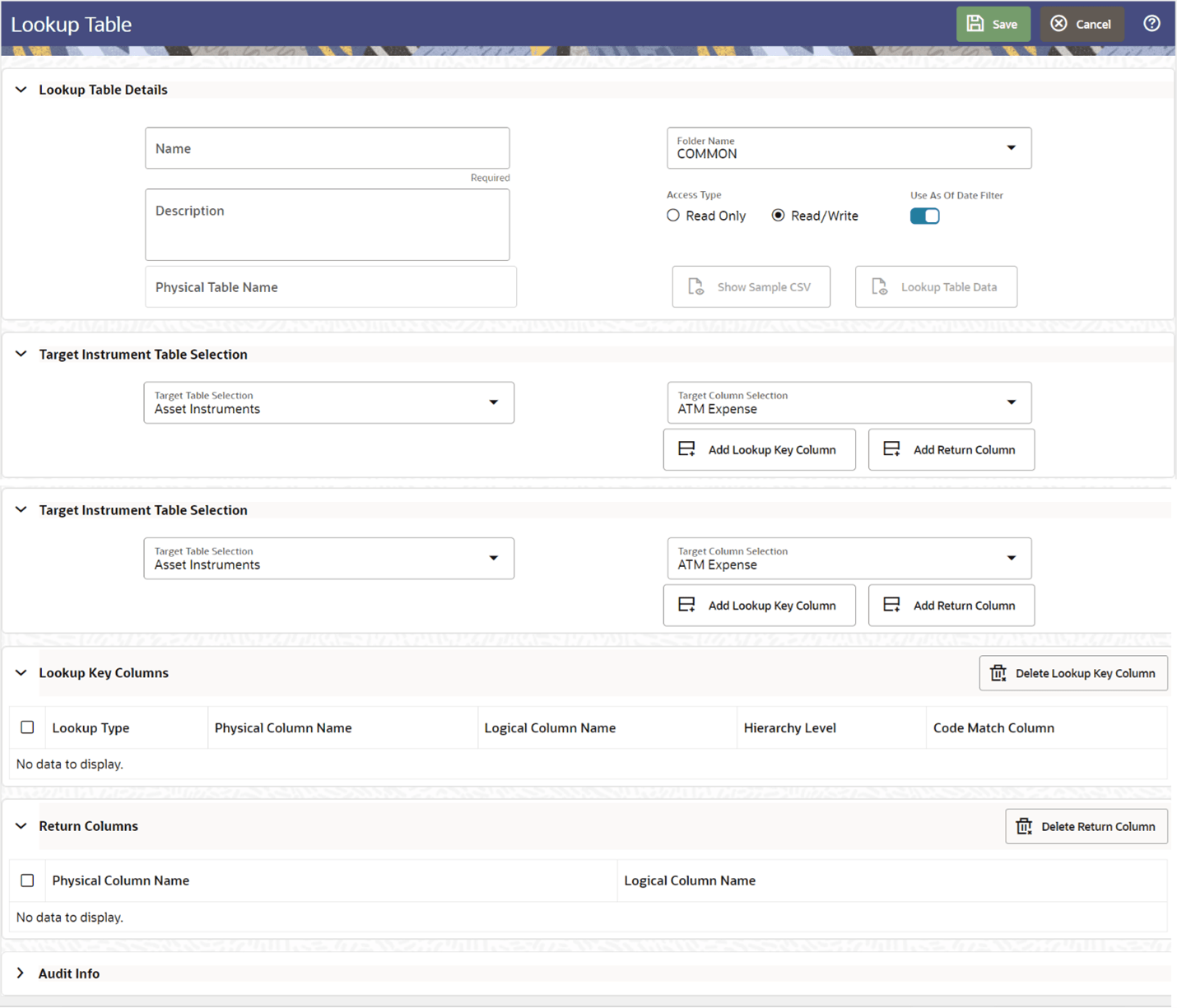 Adding a Lookup Table