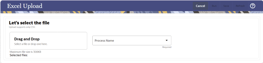 Excel Upload