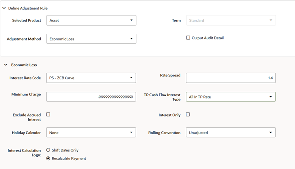 Add-on Rule Definition Mode – Breakage Charge (Economic Loss) Calculations