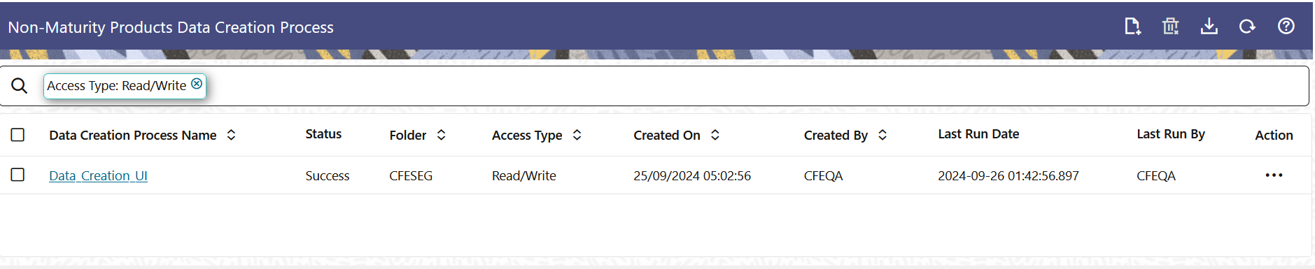 Data Creation Process Summary Page Data Creation Process Summary Page