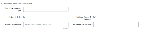 Economic Value Calculation Inputs Economic Value Calculation Inputs